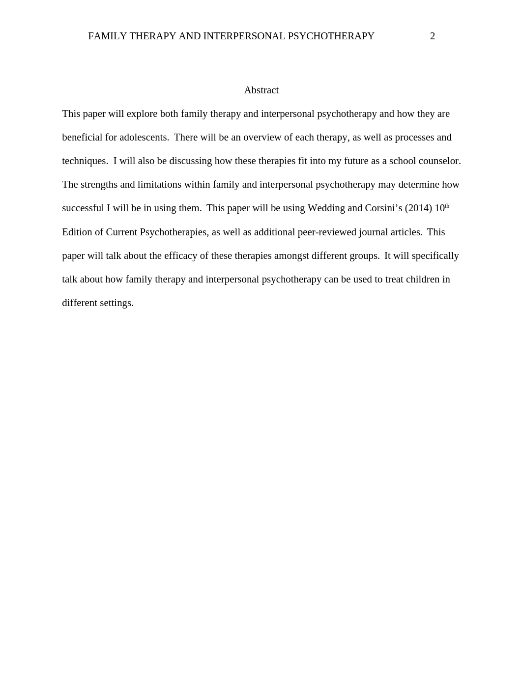 Family Therapy and Interpersonal Psychotherapy and.docx_d46jt16kmjy_page2