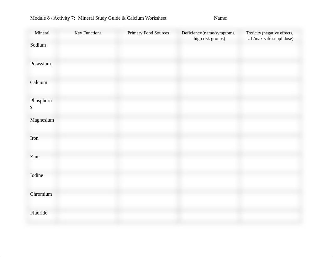 A7.Mineral Study Guide & Calcium Worksheet.docx_d46jvq5n4wz_page1