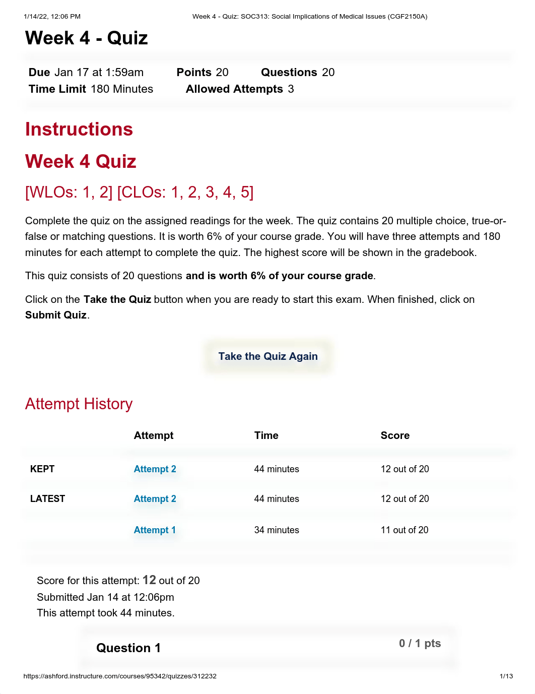 Week 4 - Quiz_ SOC313_ Social Implications of Medical Issues (CGF2150A).pdf_d46z449s6yw_page1