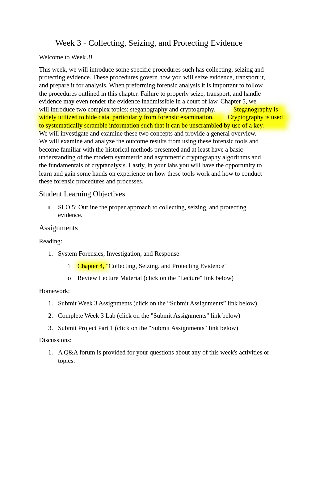 Week 3 - Collecting, Seizing, and Protecting Evidence.docx_d474lswk4yp_page1