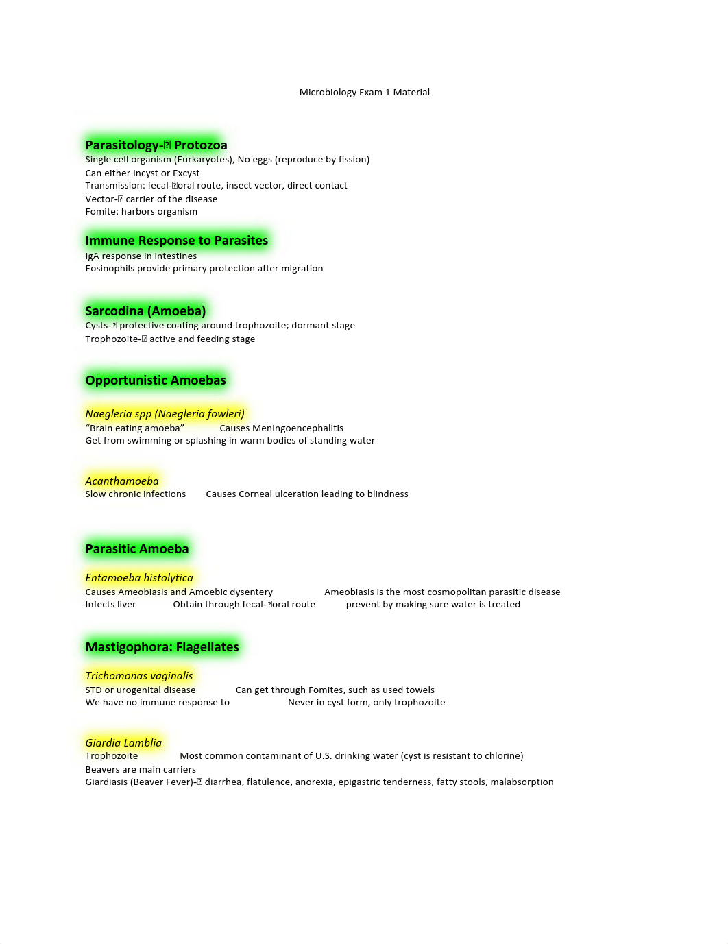 Microbiology Exam 1 Material_d47807mxlbt_page1