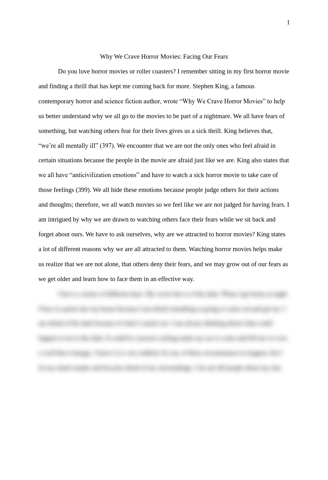 English 100 Stephen King Essay_d47b80exm1b_page1