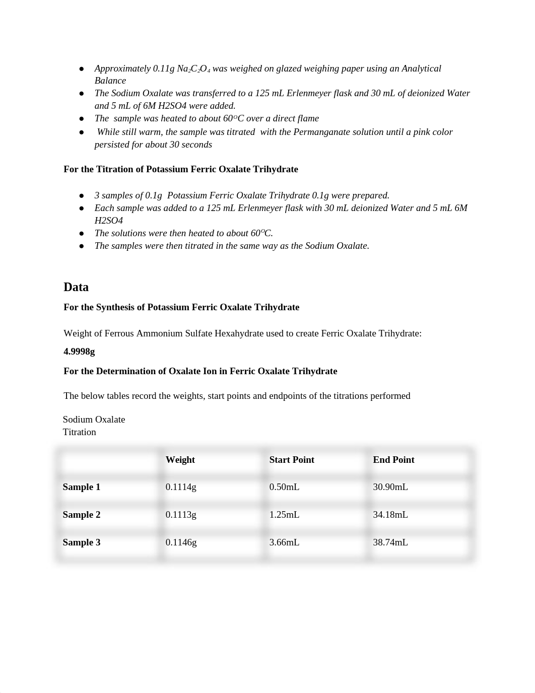 Chem 121L: The Synthesis of Ferric Oxalate Trihydrate and the Determination of Composite Oxalate Ion_d47b9y9sl5x_page2