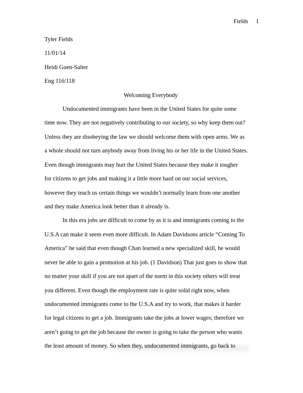 Tyler Fields Essay on Immigration.docx_d47bkqlyud0_page1