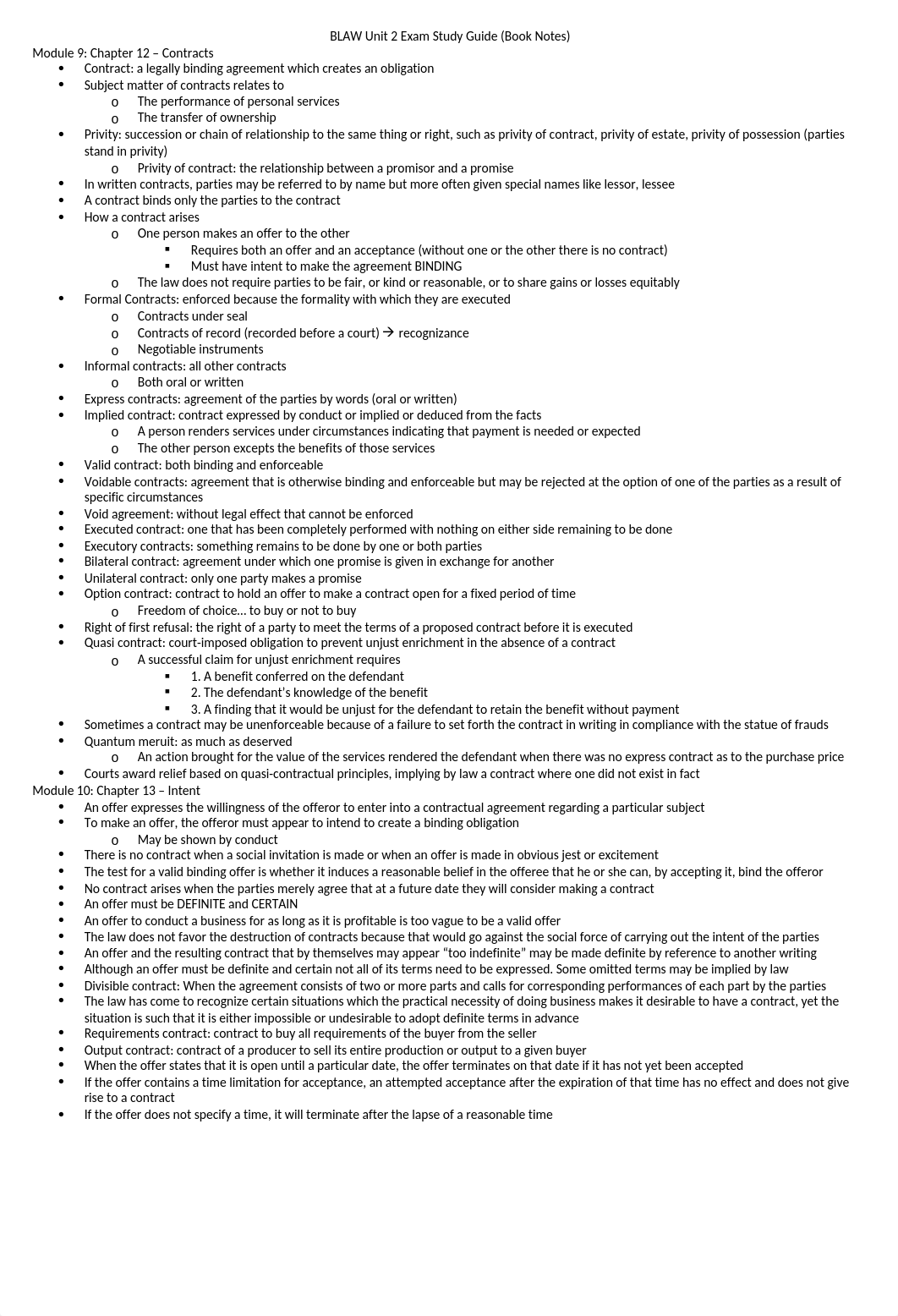 BLAW exam #2 study guide.docx_d47kik685v6_page1