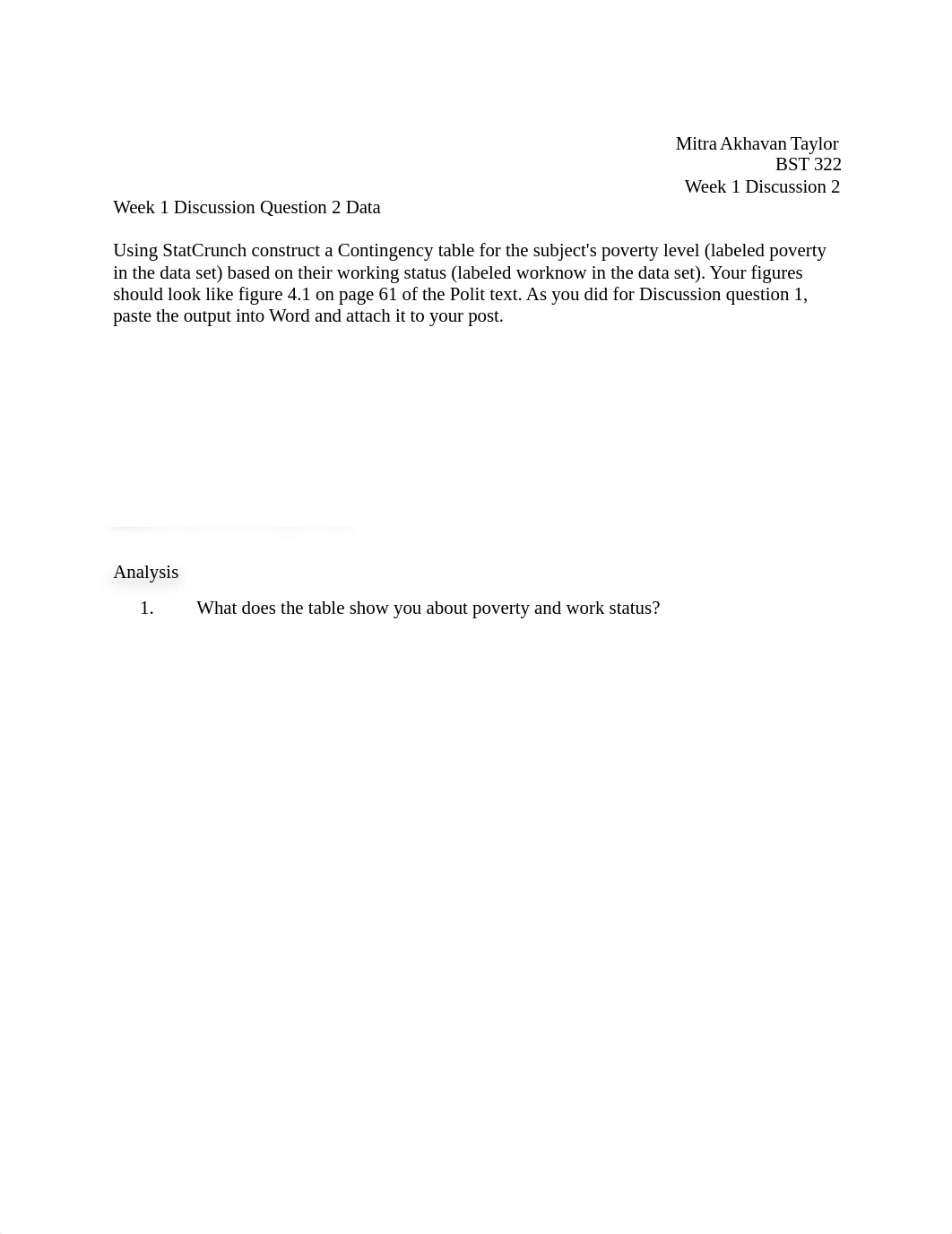 Week 1 Discussion 2 Mitra Taylor.docx_d484tmvbm43_page1