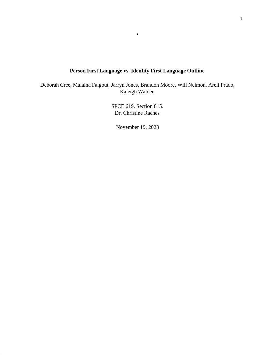 619 Person First Language vs. Identity First Language Outline.docx_d48d1eby7c4_page1