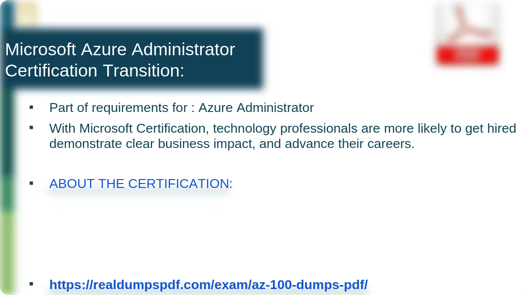 Microsoft (AZURE) AZ-100 Dumps Pdf - Get Ready To Pass.pdf_d48kmw6memc_page2