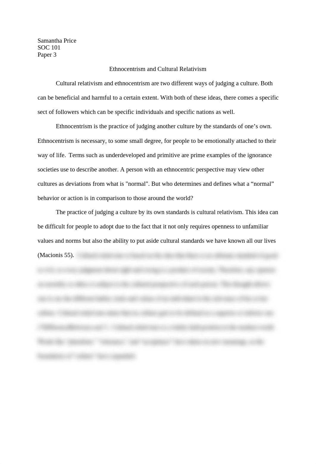 soc 101 paper 3 ethnocentricism and cultural relativism_d48ui9w579b_page1