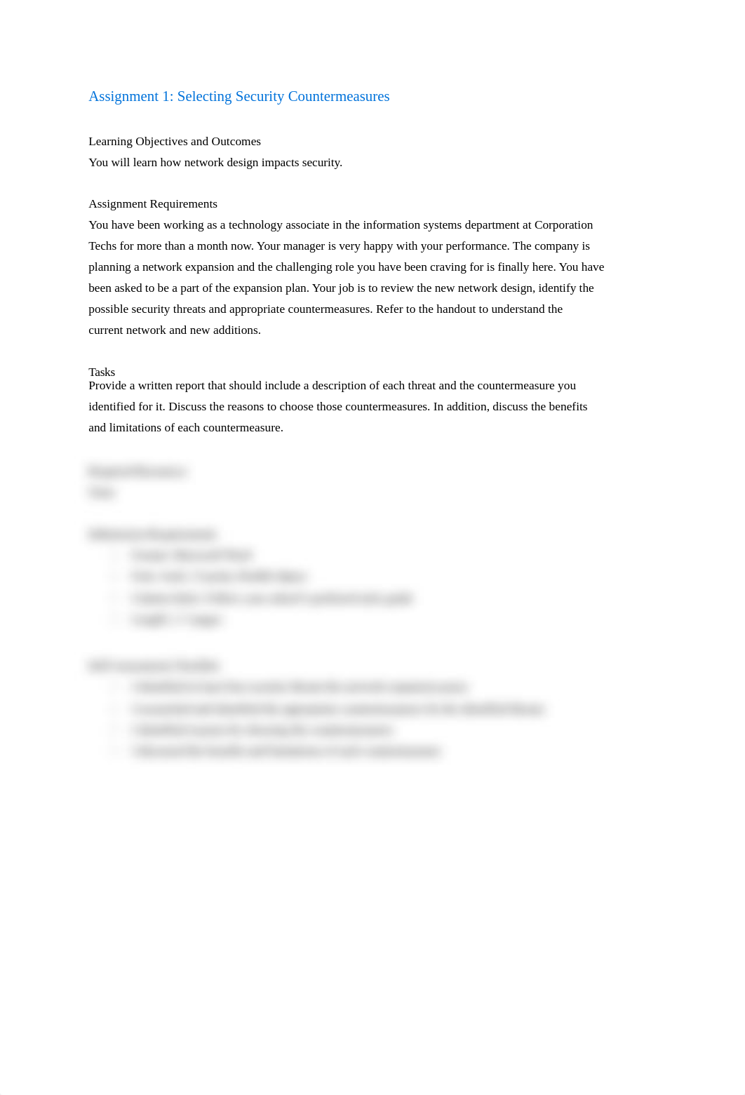 Assignment 1 - Selecting Security Countermeasures.docx_d49uq6qalsy_page1