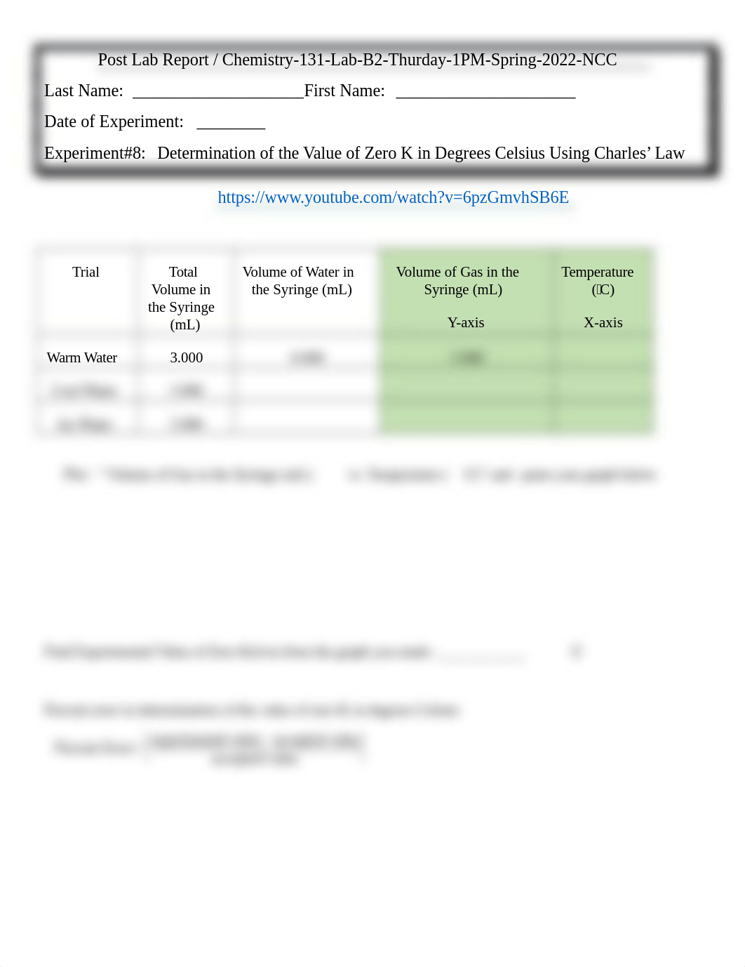 Lab #8 Determination of the Value of Zero K in Degrees Celsius Using Charles' Law(1).docx_d4aovwc9odh_page1