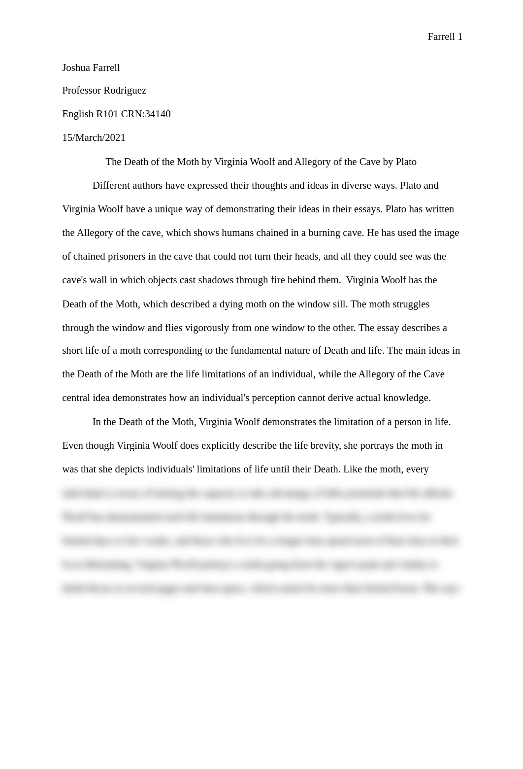 The Death of the Moth by Virginia Woolf and Allegory of the Cave by Plato (1).docx_d4awn67rpts_page1