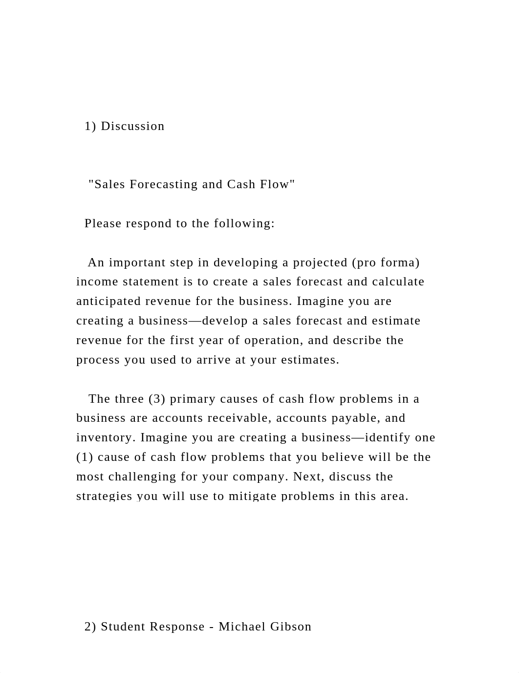 1) Discussion    Sales Forecasting and Cash Flow    Ple.docx_d4ax0mi0azl_page2