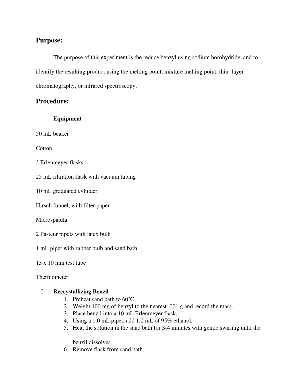 Reduction of benzil using sodium borohydride lab report.docx_d4b0ujde3fl_page2