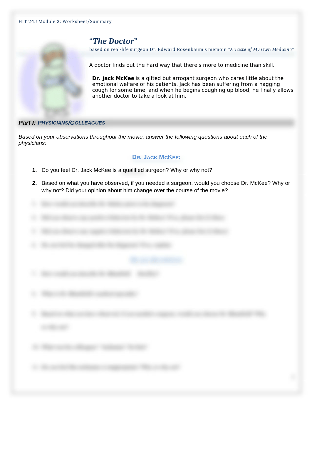 The Doctor Worksheet-Summary.docx_d4ba3th2cb8_page1