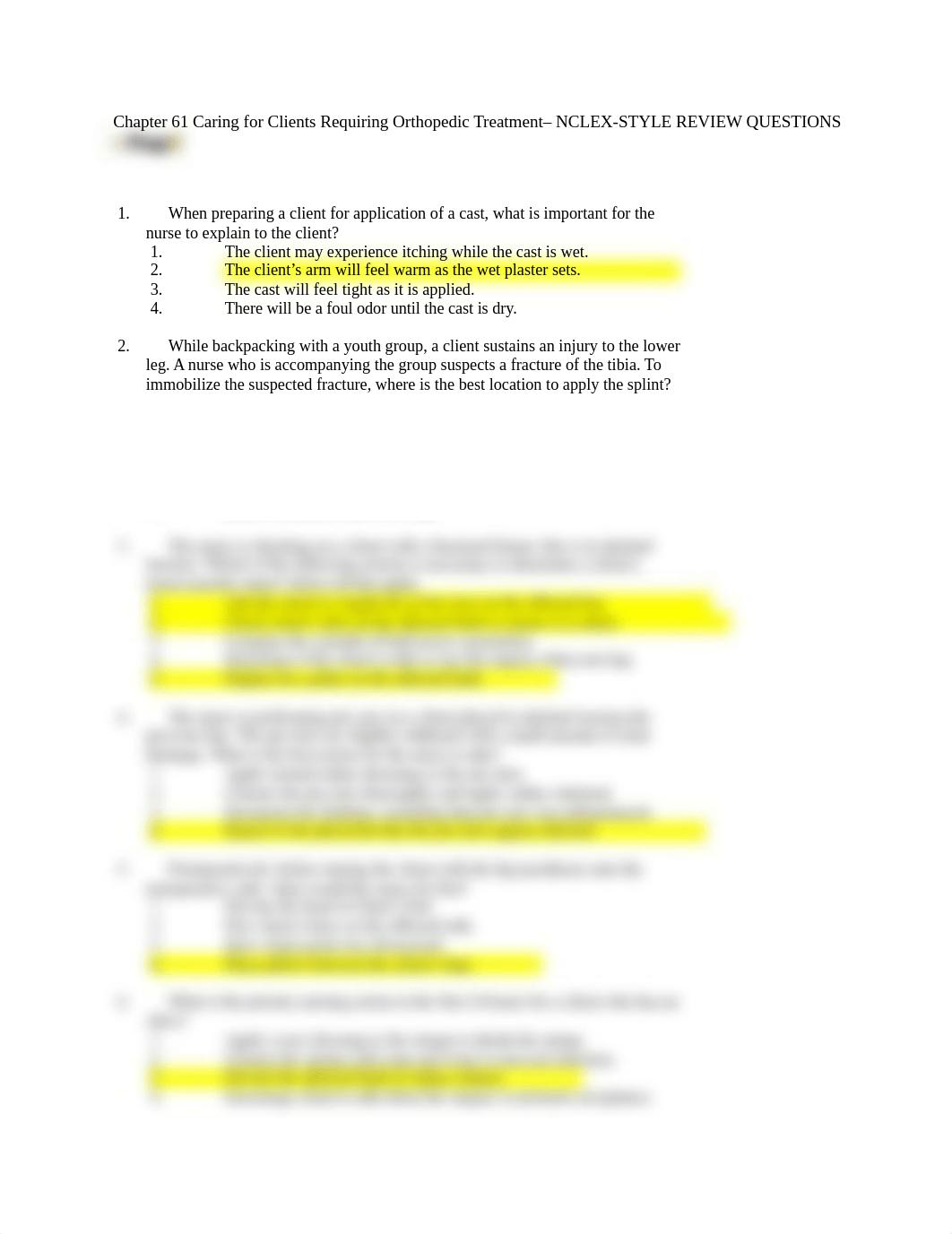 Chapter 61 - NCLEX Style PrepU questions.docx_d4beu3s0961_page1