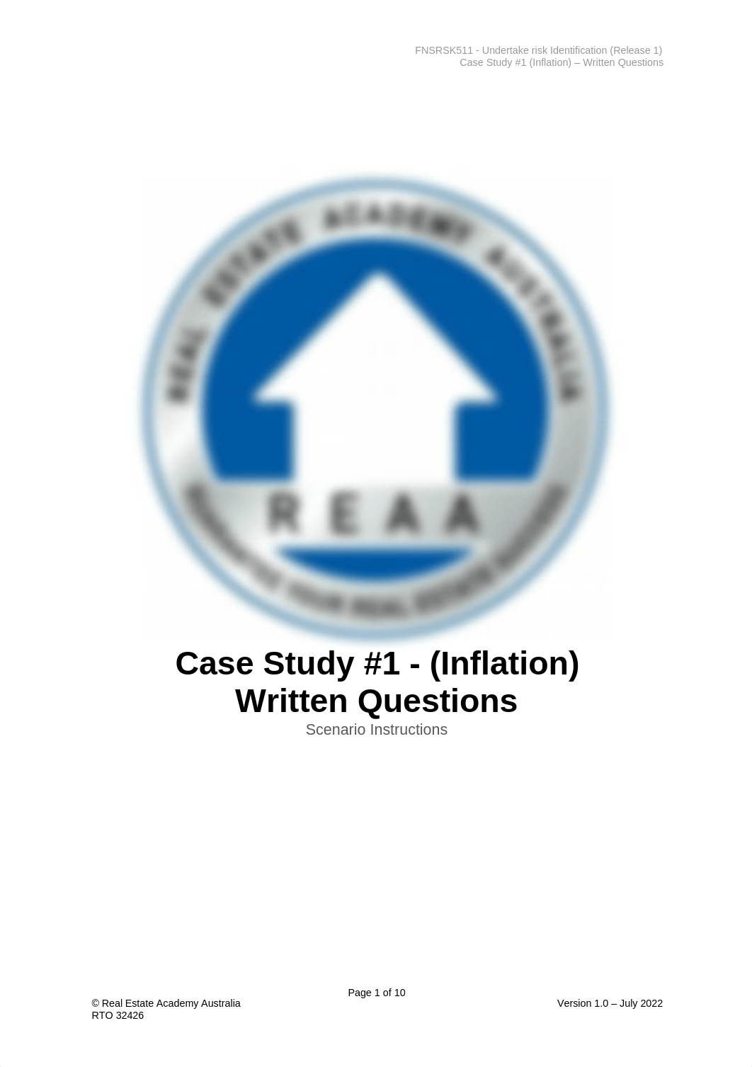 FNSRSK511 - CS1 - Written Questions (Inflation) v1.0.docx_d4c1pk7vsmn_page1