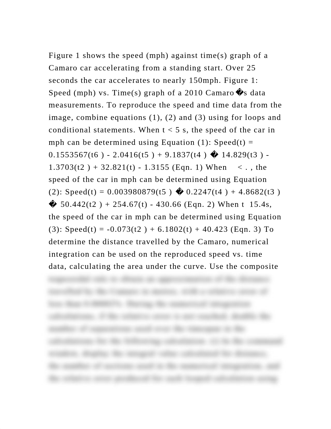 Figure 1 shows the speed (mph) against time(s) graph of a Camaro car.docx_d4c205fy5jw_page2