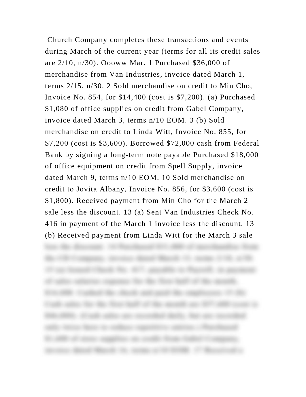 Church Company completes these transactions and events during March o.docx_d4c394rc4dz_page1