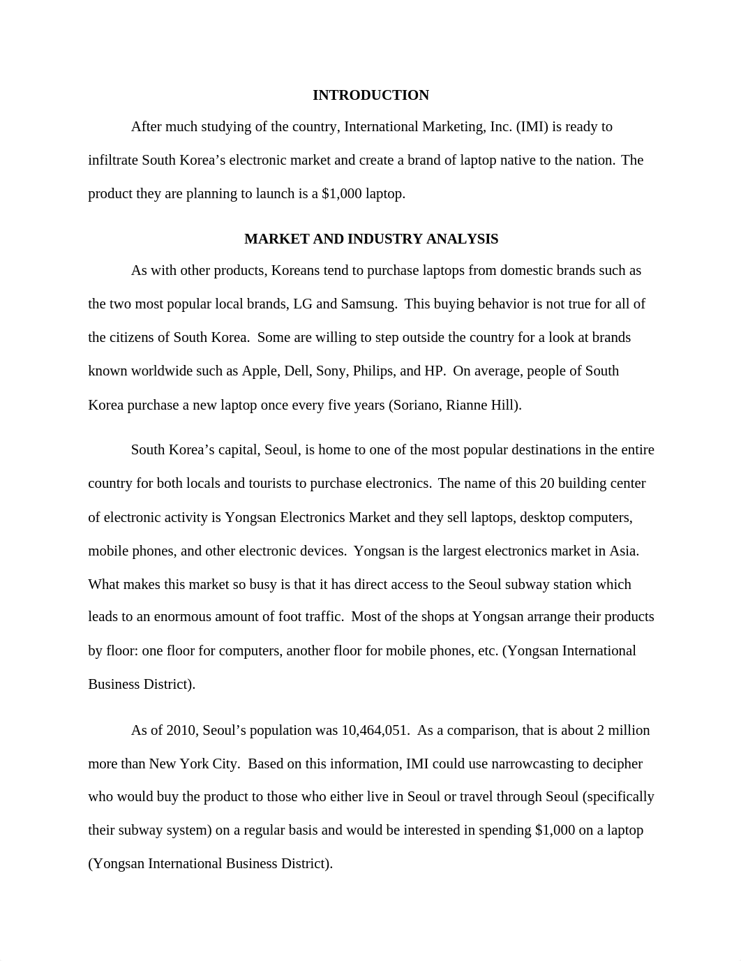 Essay on Entering the Market with a Laptop Company in South Korea_d4c5inaycjq_page1