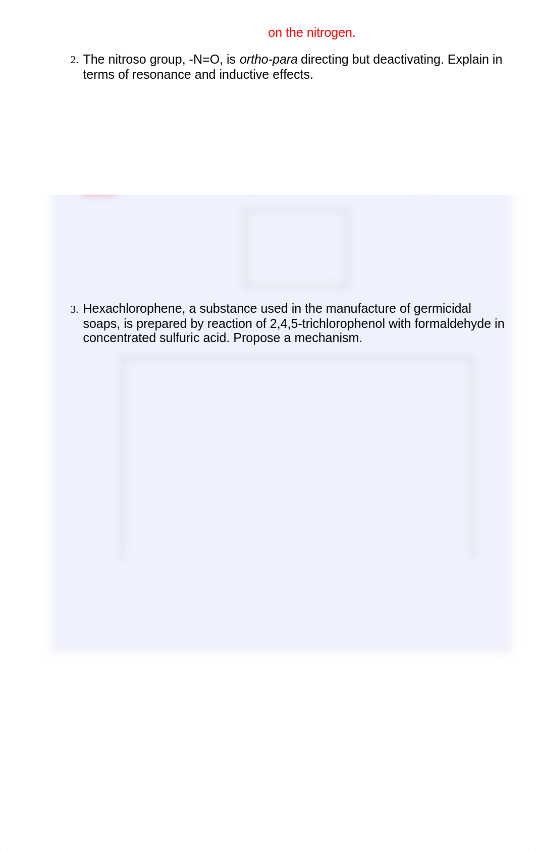 Questions dealing with electrophilic aromatic substitution_d4cc2yet9qm_page2