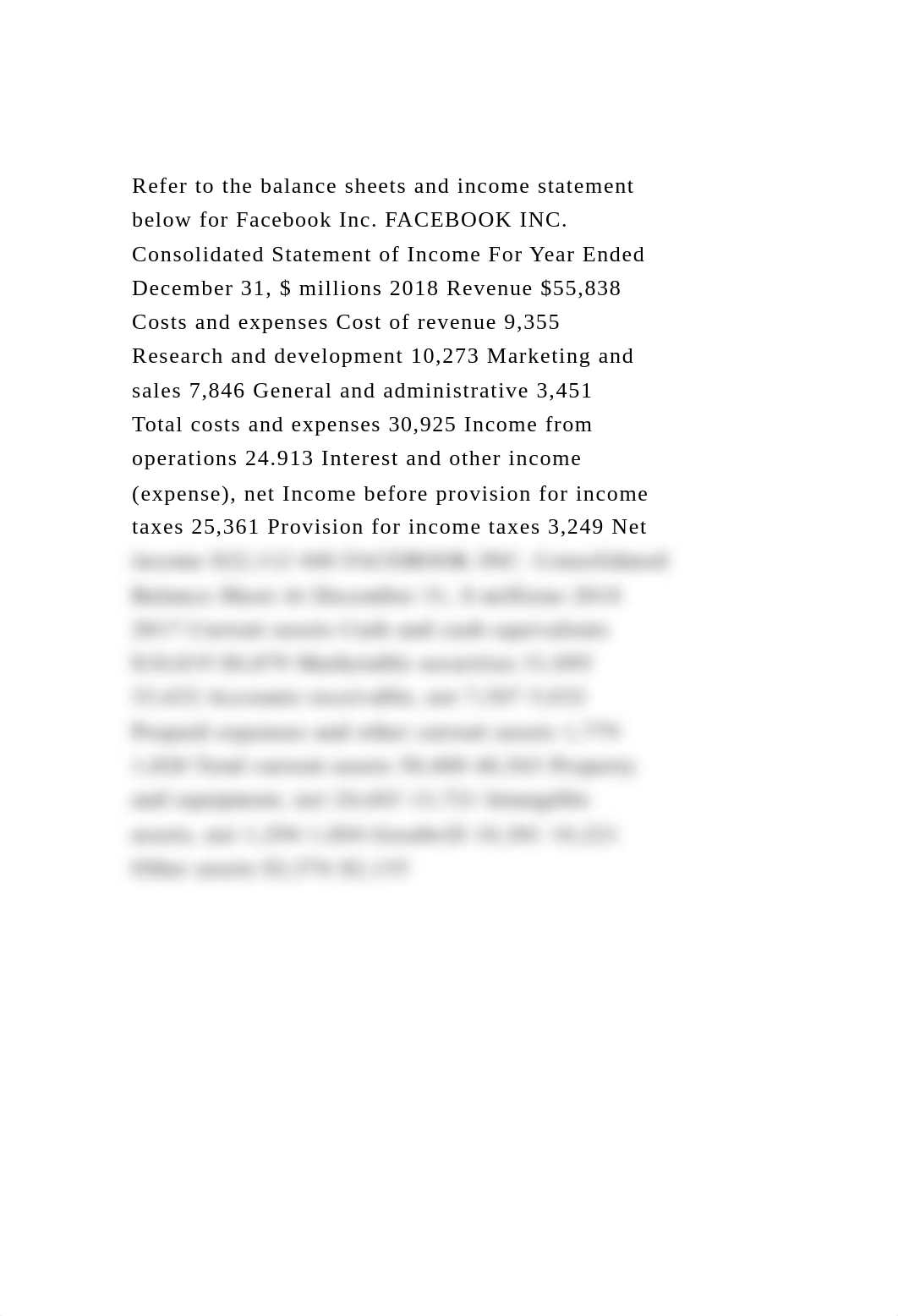 Refer to the balance sheets and income statement below for Faceboo.docx_d4cf71hv362_page2