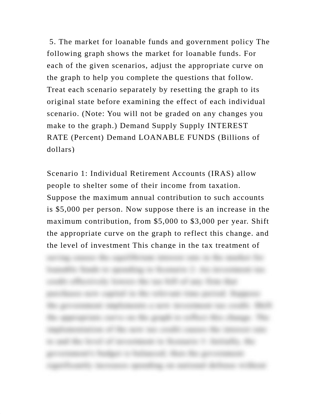 5. The market for loanable funds and government policy The following .docx_d4ci0mhfqag_page2