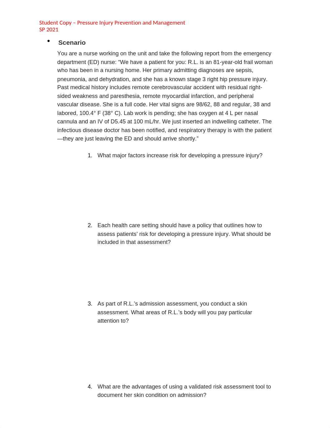 ACA Week 9- Case Study - Pressure Injury Prevention and Management Student Copy.docx_d4cwbd35z7z_page1