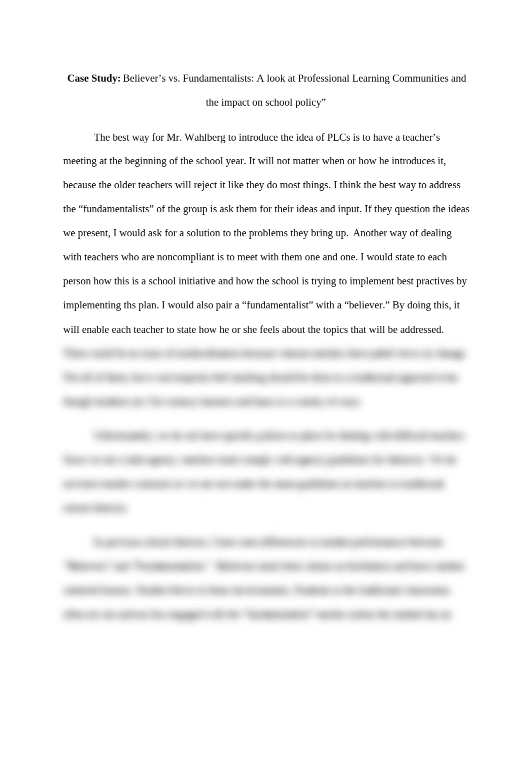 Week 7- Believers and Fundalmentalists.docx_d4cxnmlwotx_page1