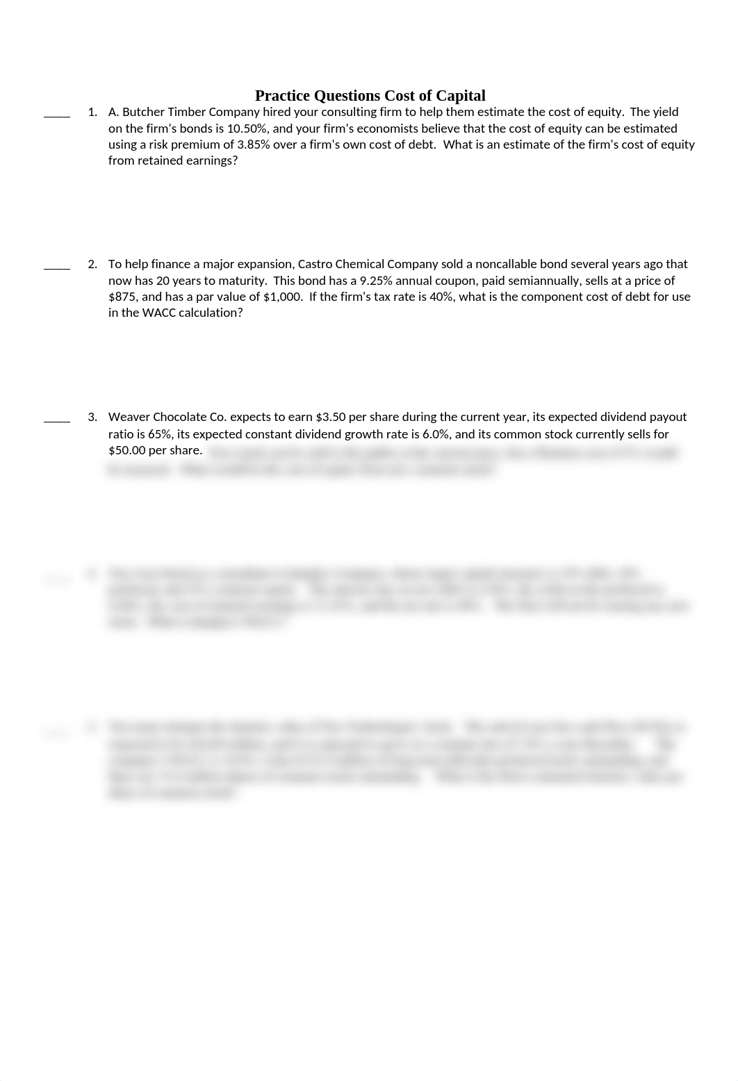 Practice Questions Cost of capital act.doc_d4d45ieifps_page1