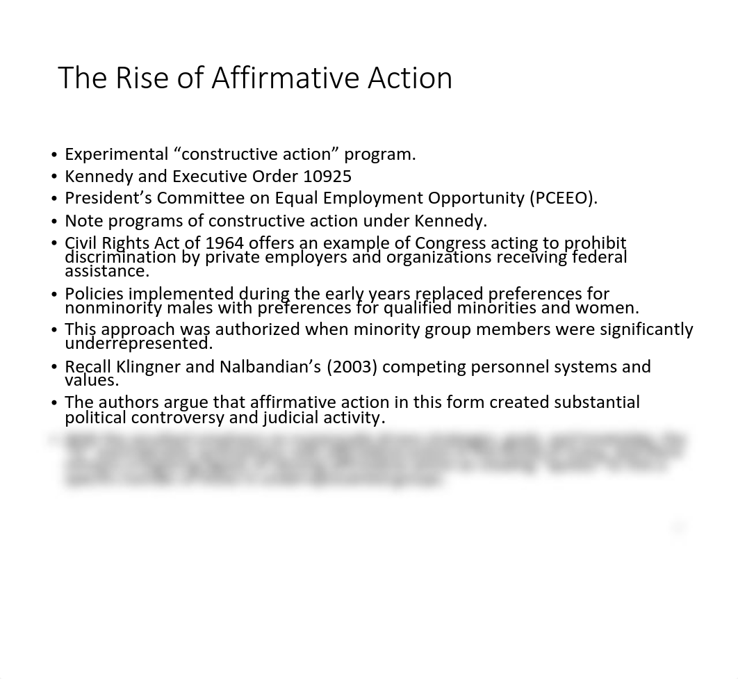 Nigro and Kellough  Chapter 9 Combating Historical Patterns of Discrimination PAD 4414 Fall 2015 Onl_d4dcdpfhjrd_page3