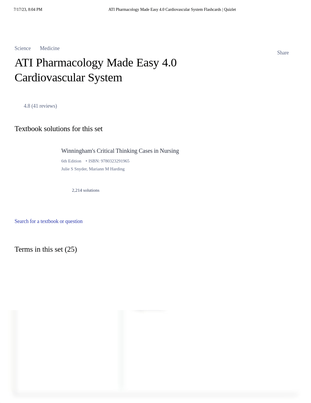 ATI Pharmacology Made Easy 4.0 Cardiovascular System Flashcards _ Quizlet.pdf_d4defzvr22k_page1