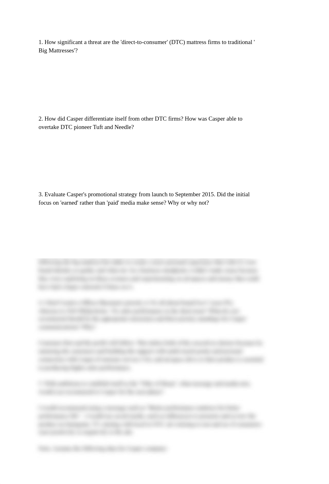 UGBA 106 Marketing_ Casper Discussion Q's.pdf_d4dl7ieohyl_page1