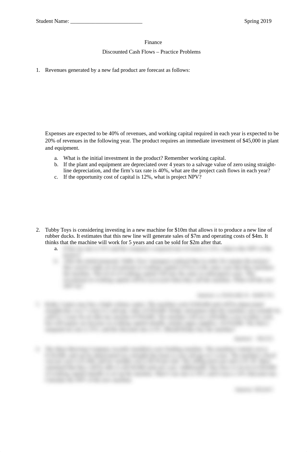 Finance - Discounted CF Practice Problems.pdf_d4dryq7stot_page1