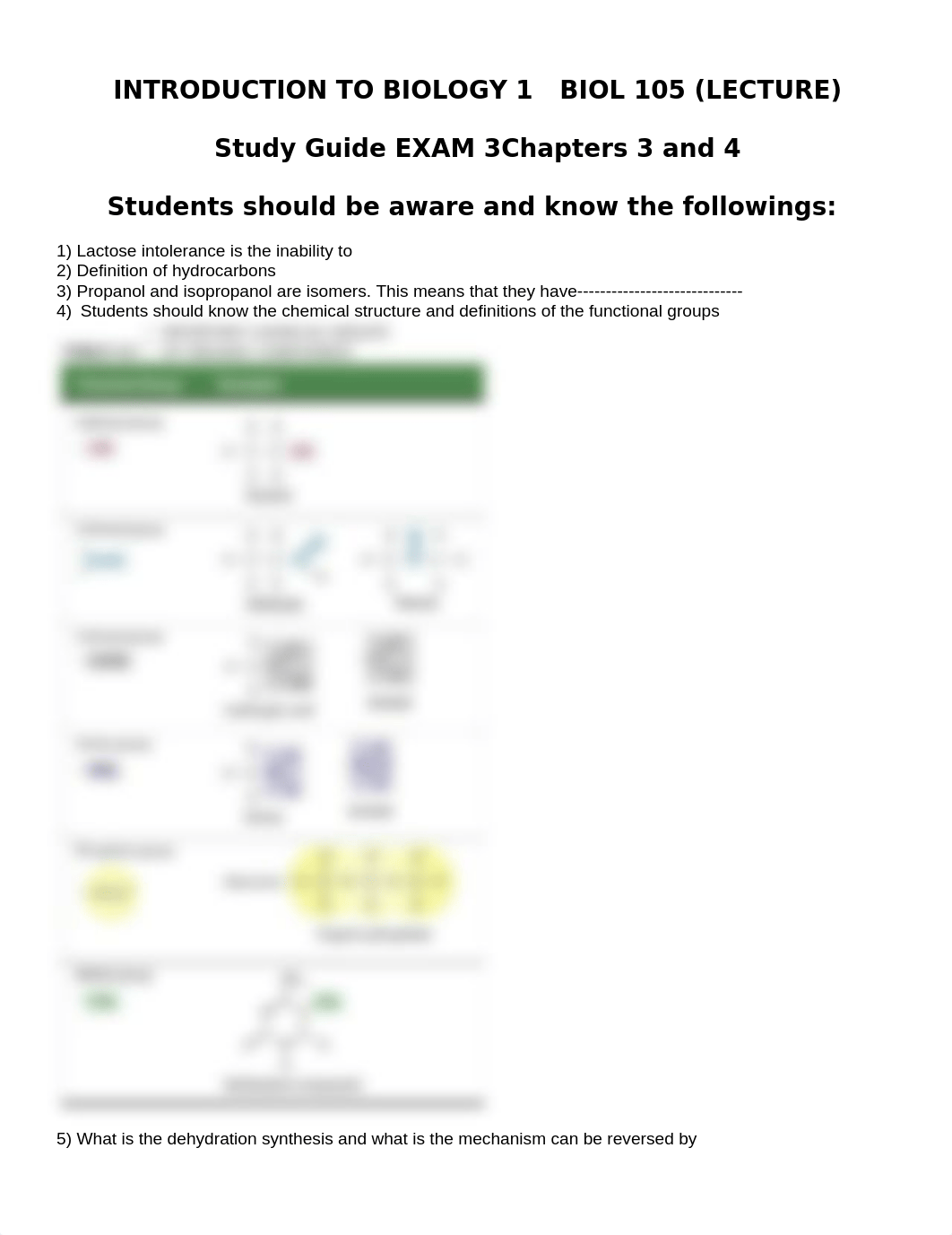 BIOL 105 01 Study Guide exam 3 biol 105 ch 3 and ch4.docx_d4dtm41axp9_page1