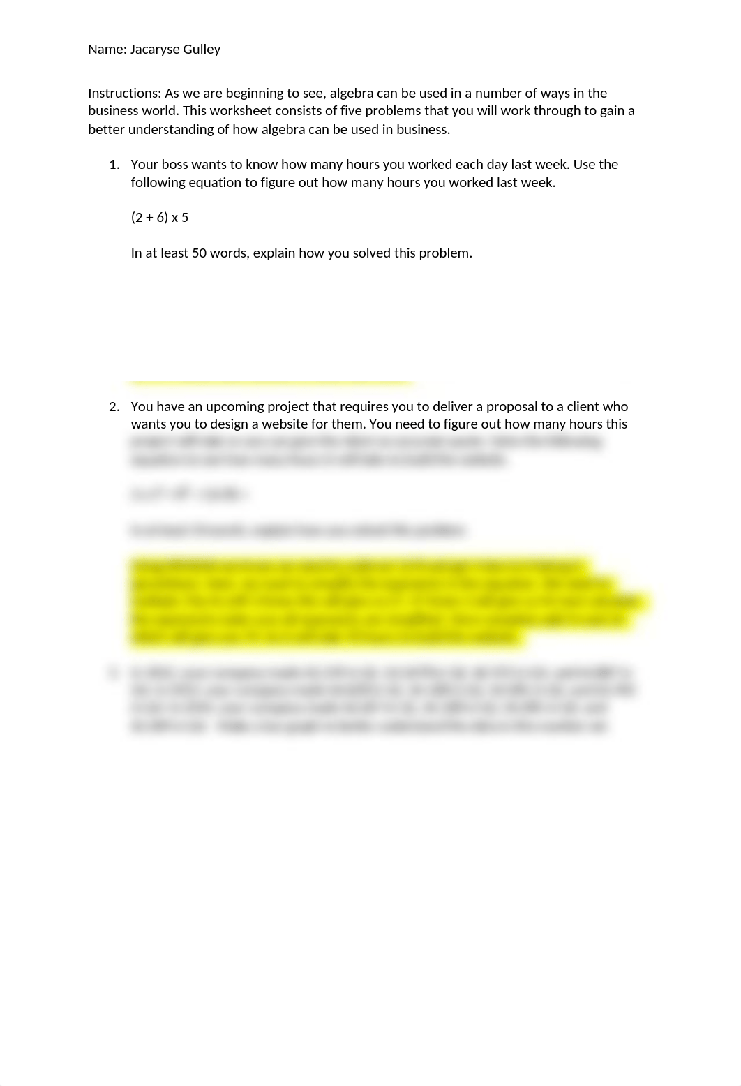 Week 1 Assignment - Algebra in the Workplace _Gulley _Jacaryse.docx_d4e056xq5y0_page1