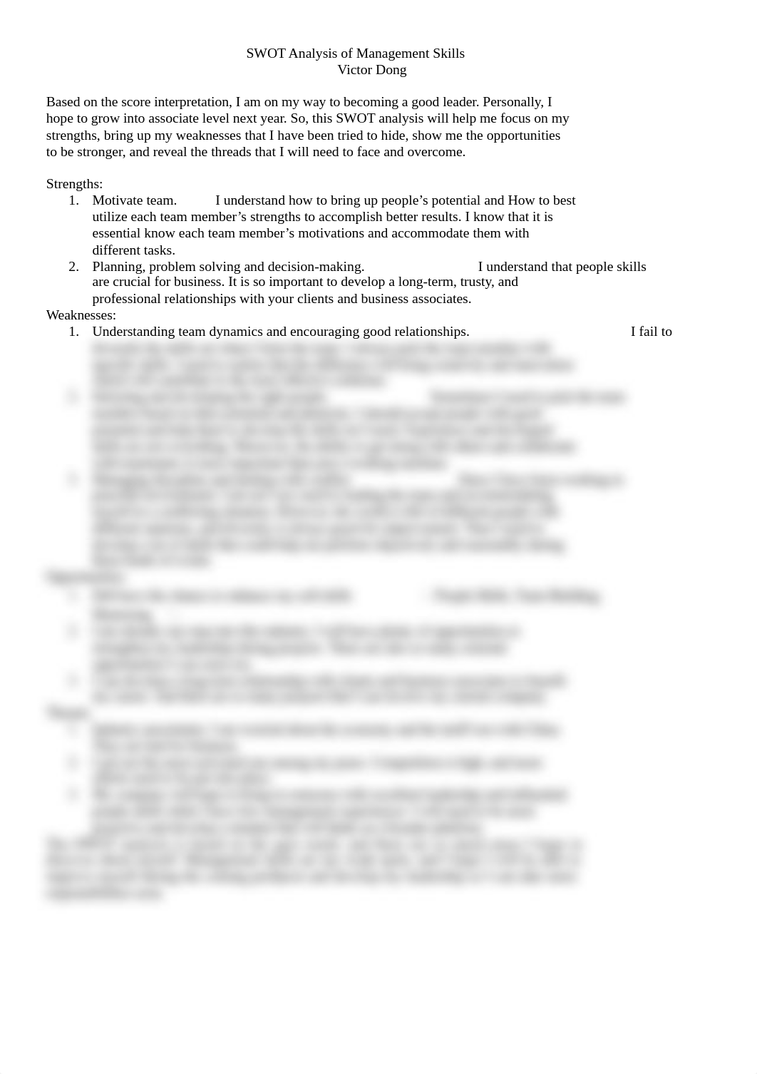 SWOT Analysis of Management Skills - Deyue(Victor) Dong.docx_d4edn0jsmnf_page1