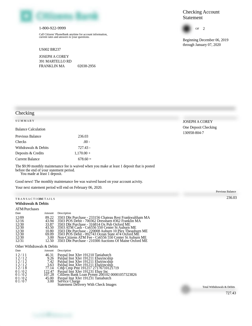 One Deposit Checking, January 2020 (1).pdf_d4egvpvw3am_page1