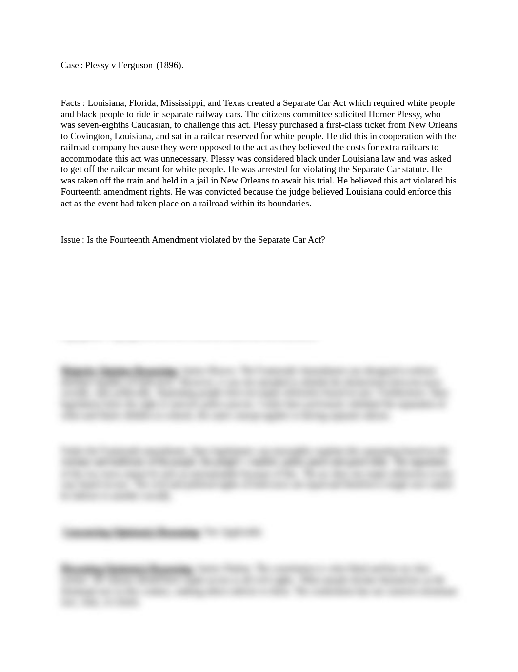 Plessy v Ferguson Case Brief.pdf_d4en2iteu2m_page1