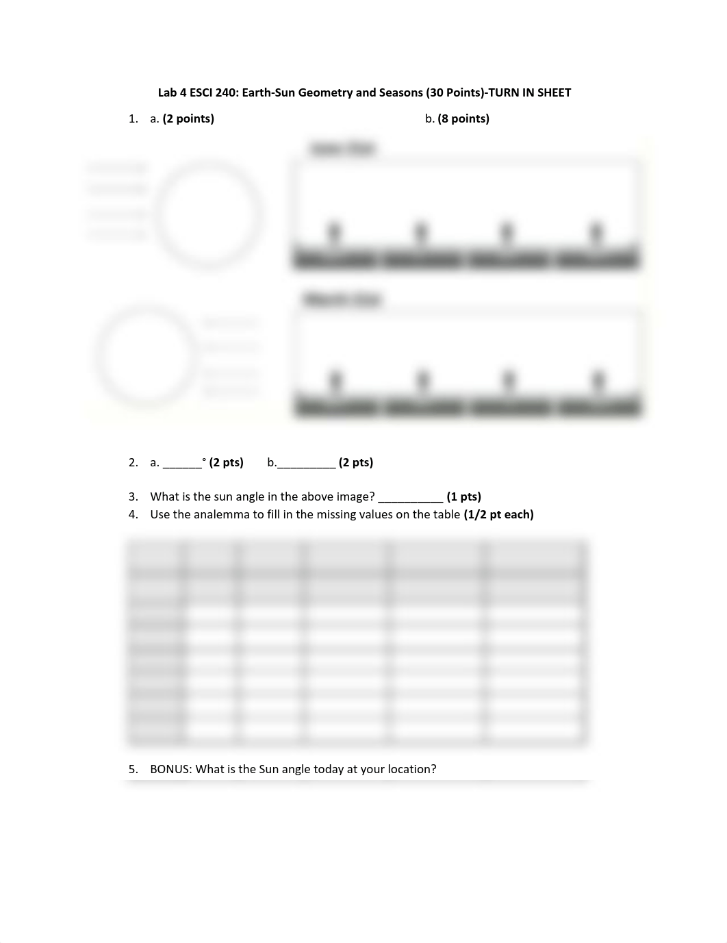 Lab 4 ESCI 240-Earth - Sun Geometry-TURN_IN_SHEET.pdf_d4f0axxa5we_page1