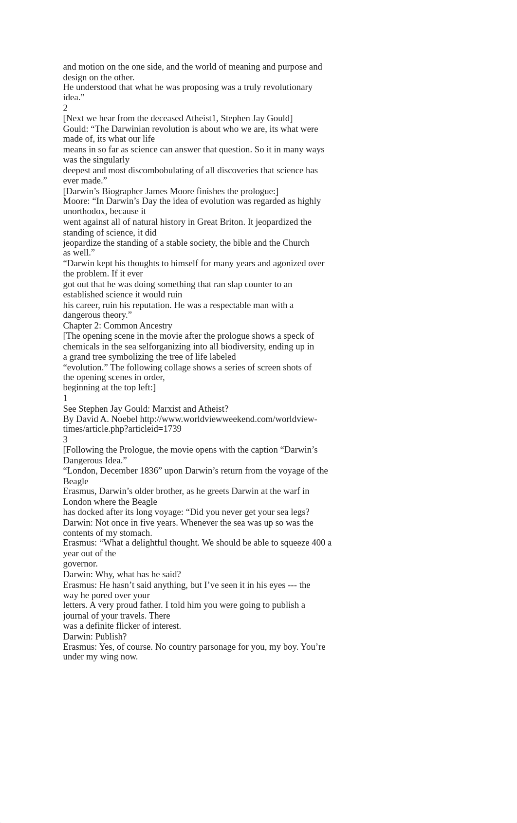 Transcript for Darwin's Dangerous idea (video).docx_d4f7ls0eco7_page2