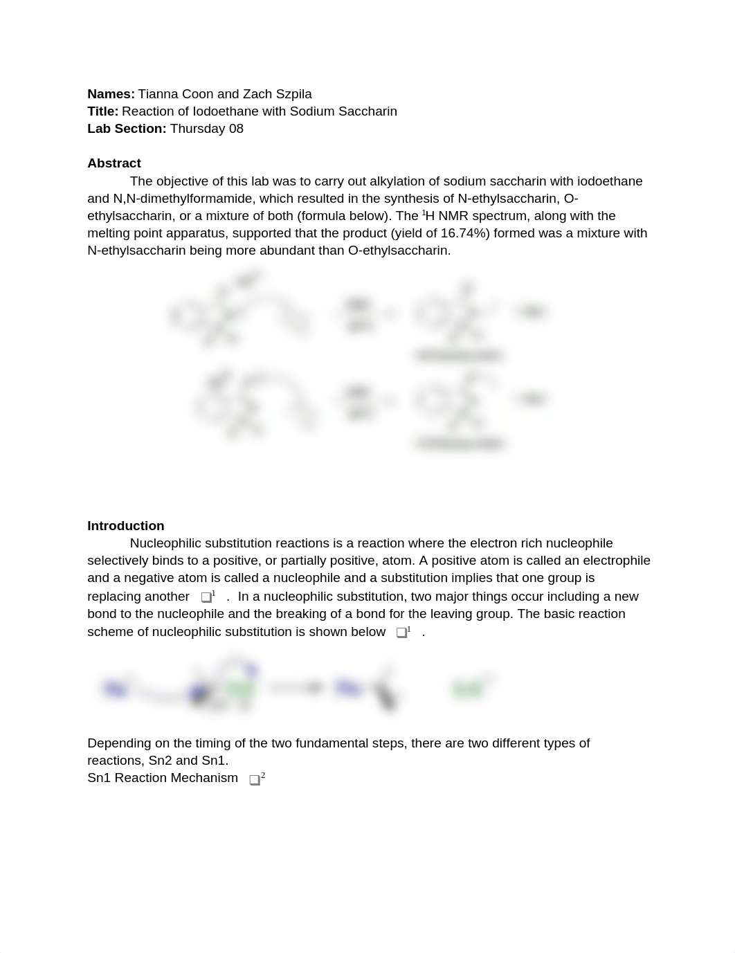 Reaction of Idoethane with Sodium Saccharin_d4fak3ojoit_page1