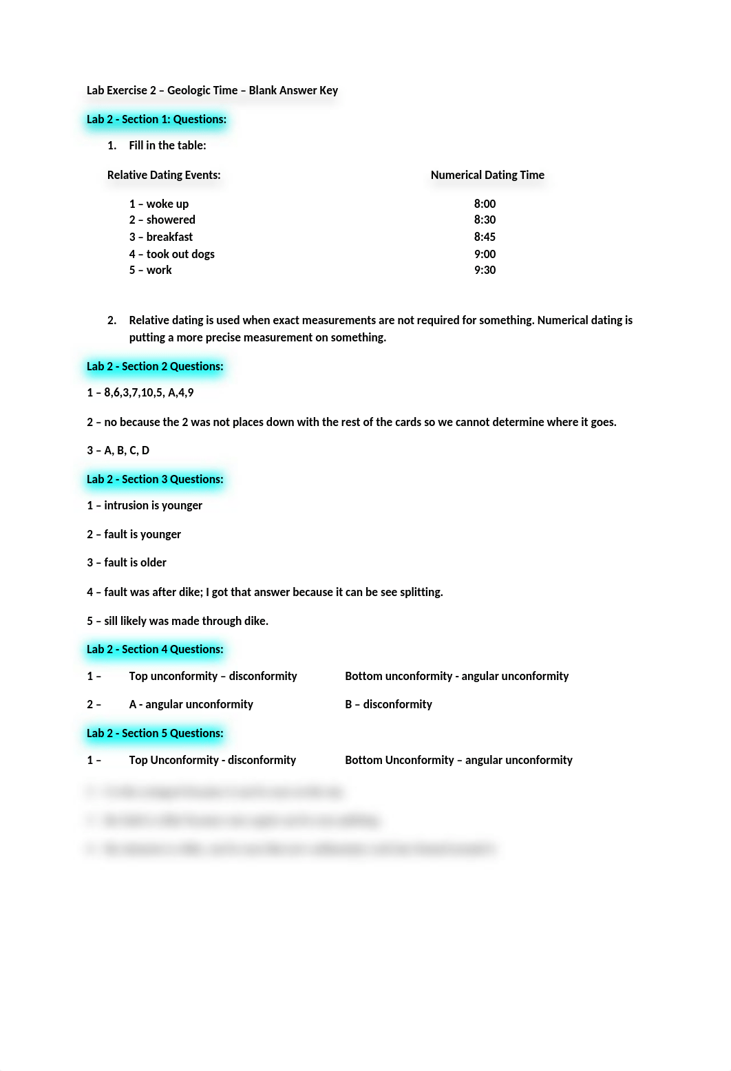 LAB 2 - GEOLOGIC TIME - BLANK ANSWER SHEET - UPDATED FA21.docx_d4foeq52k51_page1