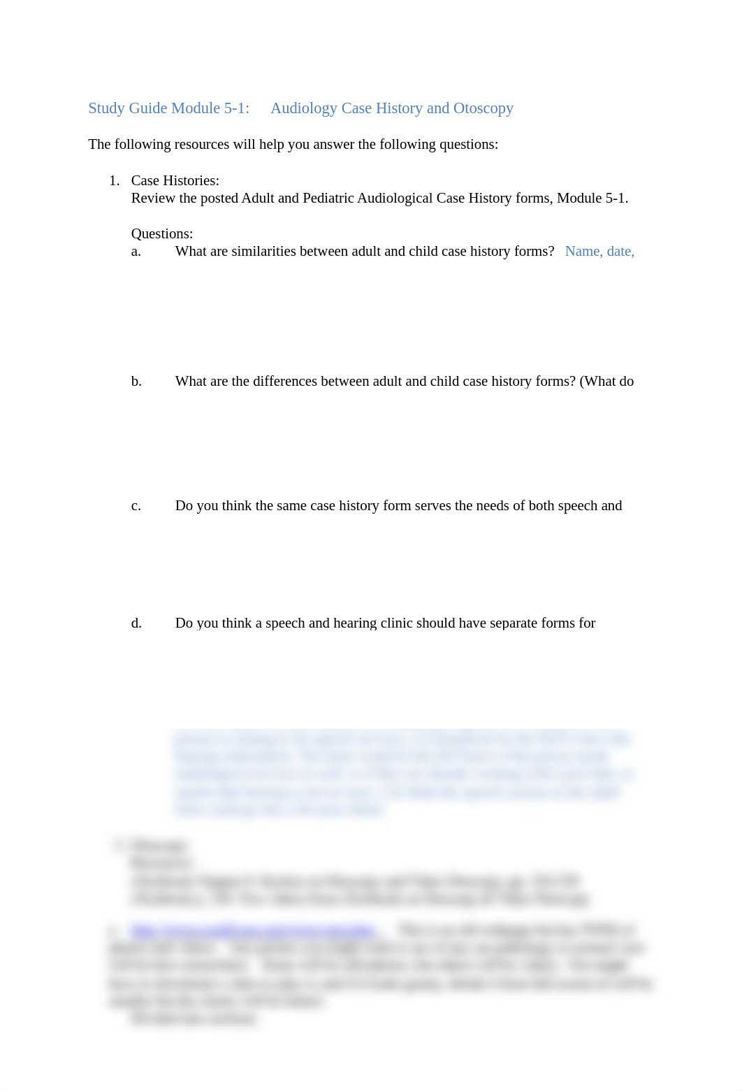 Study Guide Module 5-1-Case History-Otoscopy.docx_d4fpuxb7wlf_page1