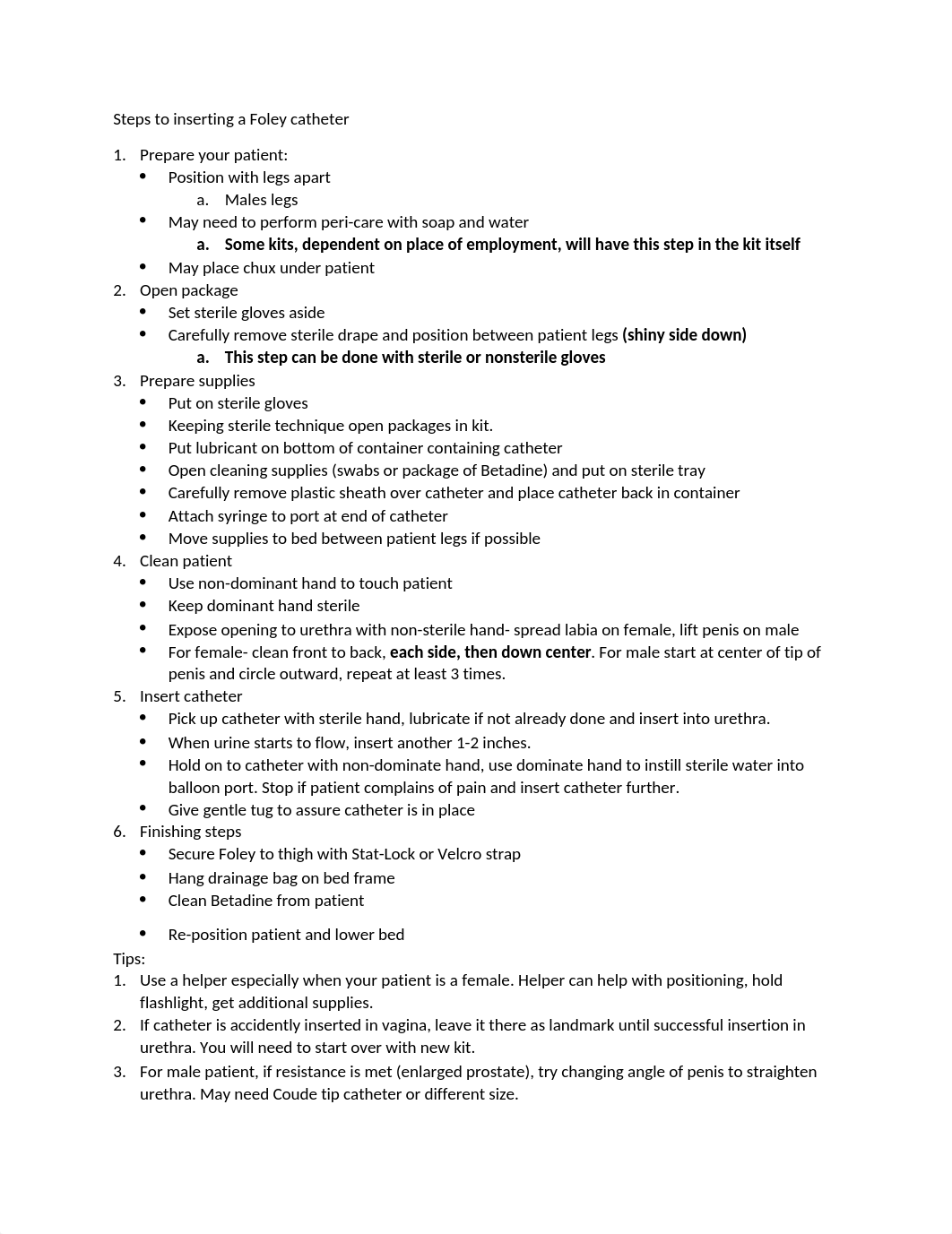 Steps to inserting a Foley catheter.docx_d4fvvmy3py2_page1