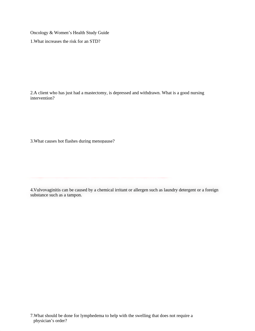 Oncology & Women's Health Study Guide.docx_d4fzqdekfxx_page1