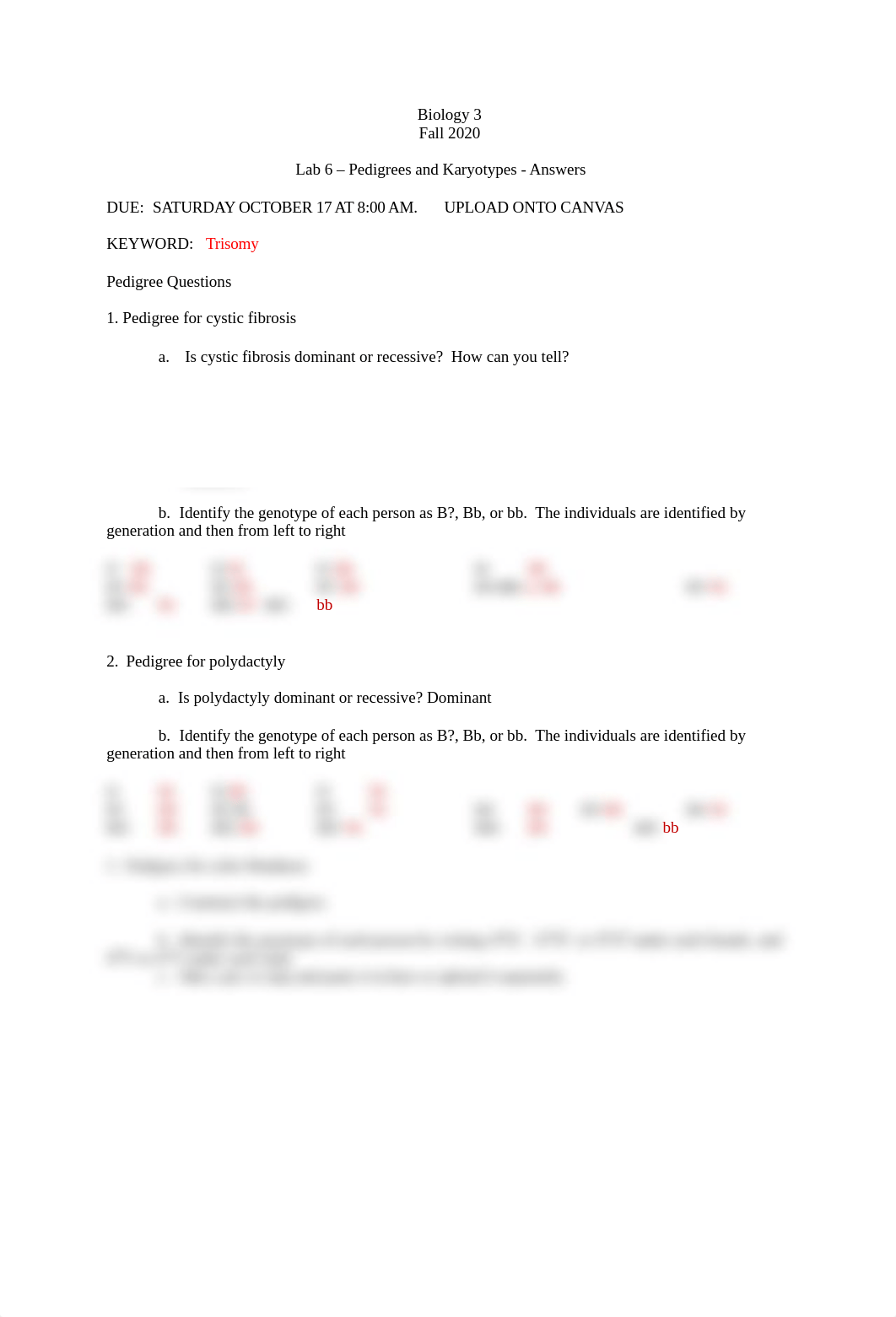 Lab 6 - Pedigrees and Karyotypes - Answers.docx_d4g6ayvz4r9_page1