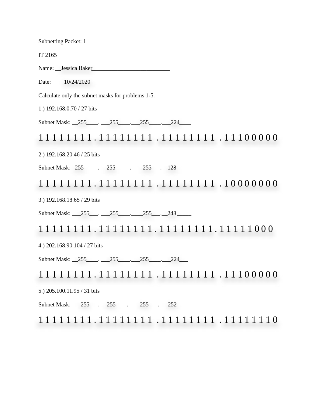 Subnetting Packet 1 - IT2165.docx_d4ggkhocmuq_page1