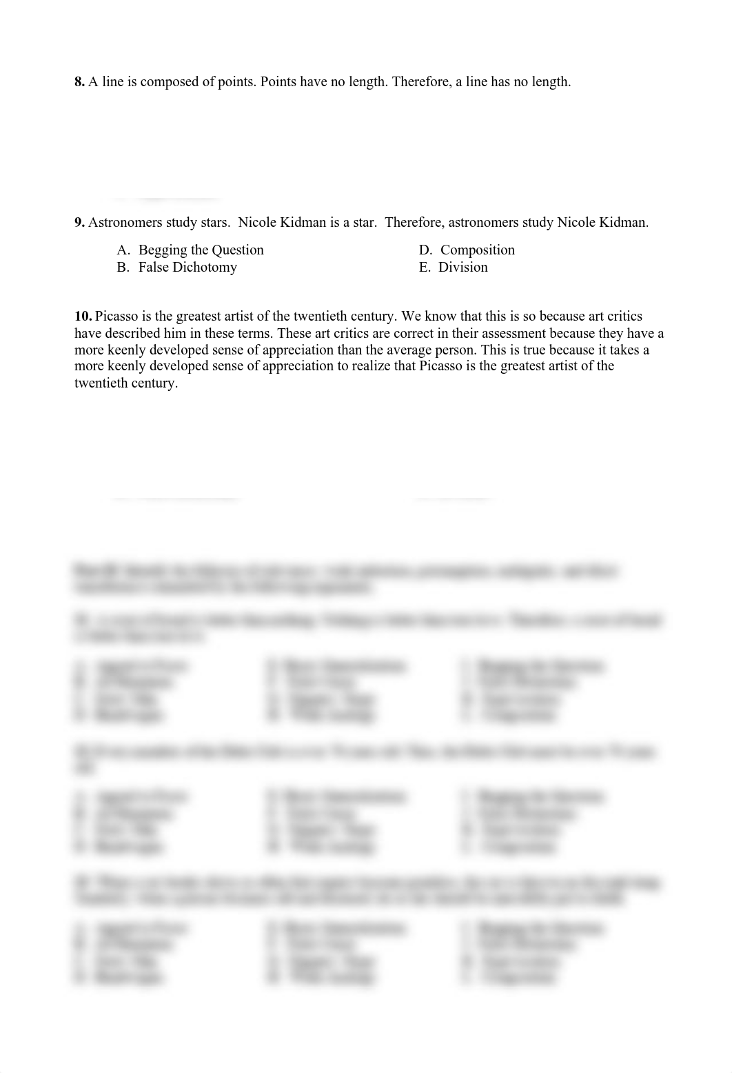 Spring 2019 Fallacies of Presumption, Ambiguity, and Illicit Transference Exercises.pdf_d4gihmfs2wq_page2