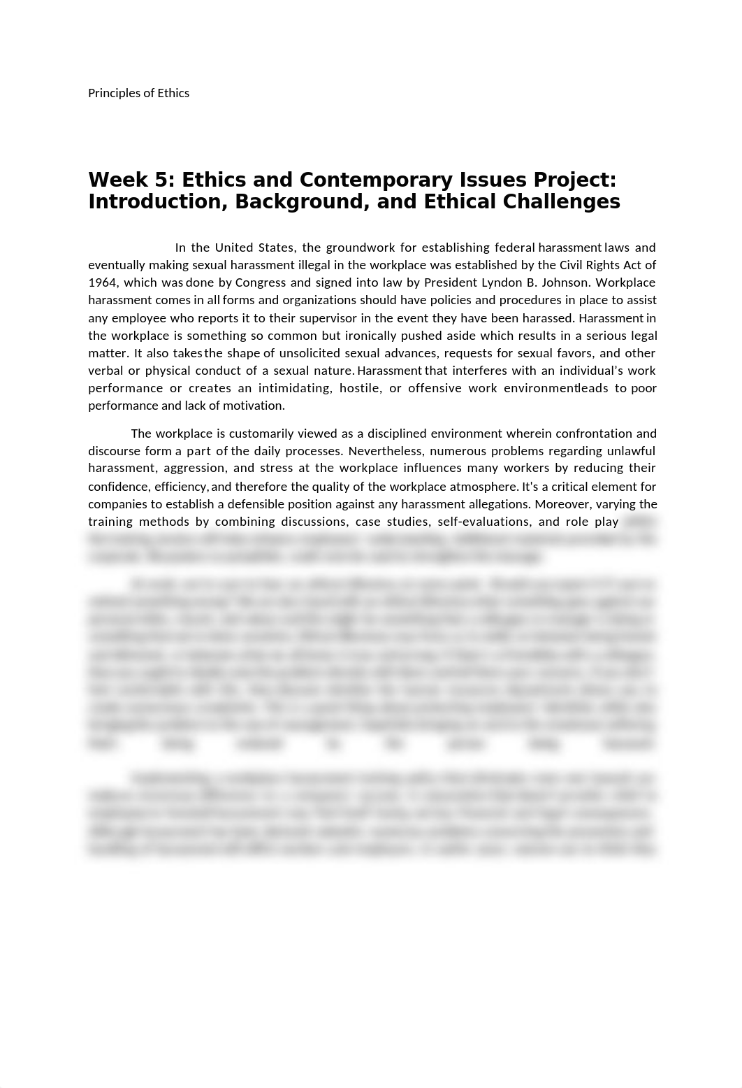 Week 5 Ethics and Contemporary Issues Project Introduction, Background, and Ethical Challenges.docx_d4gk3gpftst_page1